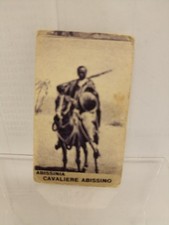 Figurina abissinia cavaliere usato  Italia