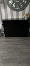 Black gloss sideboard for sale  WELWYN GARDEN CITY