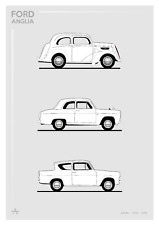 Poster ford anglia for sale  SWINDON