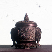 Antique bronze incense gebraucht kaufen  Hamburg
