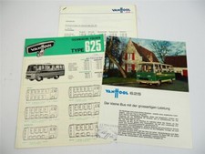 Van Hool 625 Bus Baubeschreibung  technische Daten Prospekt 3 tlg ca 1966 comprar usado  Enviando para Brazil
