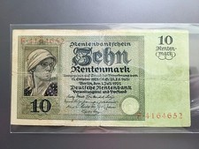 Rentenmark deutschland banknot gebraucht kaufen  Ingolstadt