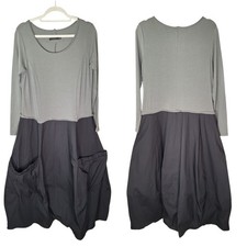 Vestido balão Luukaa feminino 10 grande preto cinza manga longa Lagenlook boho comprar usado Vestido balão Luukaa feminino 10 grande preto cinza manga longa Lagenlook boho comprar usado  Enviando para Brazil