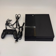 Console preto Sony PlayStation 4 PS4 500GB CUH-1001A com controle trabalho testado comprar usado Console preto Sony PlayStation 4 PS4 500GB CUH-1001A com controle trabalho testado comprar usado  Enviando para Brazil