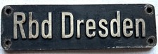 Riginal lokschild rbd gebraucht kaufen  Cochem-Umland