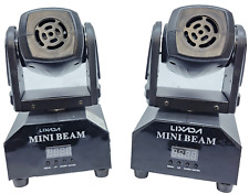 2 Lixada Mini Beam LED luz de palco cabeça móvel (modelo DS-641) 0458202 comprar usado  Enviando para Brazil