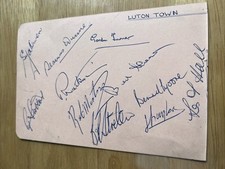 Luton town autographed for sale  HOVE