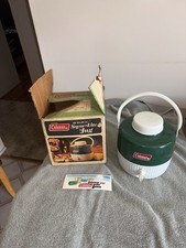 Jarro de água Coleman vintage dos anos 1960 #5501B700 1 galão verde neve-lite na caixa comprar usado  Enviando para Brazil