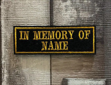 Memory patch badge for sale  CARDIFF