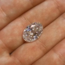 Usado, Pedra solta corte oval diamante cultivado em laboratório 3 quilates D VVS2 certificada 8x12mm comprar usado Usado, Pedra solta corte oval diamante cultivado em laboratório 3 quilates D VVS2 certificada 8x12mm comprar usado  Enviando para Brazil