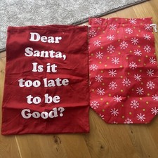 Two large santa for sale  UPMINSTER