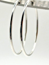 silver large hoop earring for sale  Simpsonville