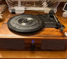 Usado, toca-discos de vinil UDREAMER toca-discos com alto-falantes duplos integrados várias velocidades comprar usado Usado, toca-discos de vinil UDREAMER toca-discos com alto-falantes duplos integrados várias velocidades comprar usado  Enviando para Brazil