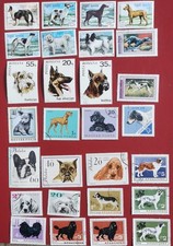 Briefmarken motiv hunde gebraucht kaufen  Aachen