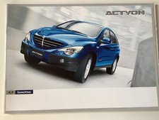 Prospekt ssangyong actyon gebraucht kaufen  Amrum