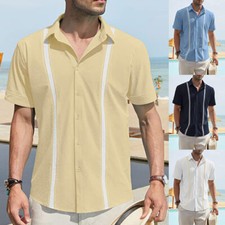 Guayabera hommes plage d'occasion  Expédié en France