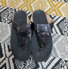 Womens black fitflop for sale  MOUNTAIN ASH