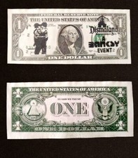 Banksy dollar kissing d'occasion  L'Isle-sur-la-Sorgue