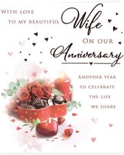 Wife anniversary card for sale  WELLINGBOROUGH