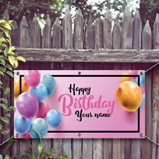 Pvc birthday banner for sale  WELLINGBOROUGH