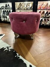 Samt polsterhocker pink gebraucht kaufen  Falkensee