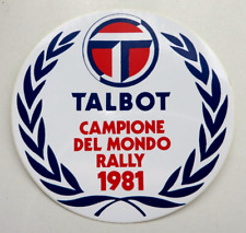 Adesivo vintage talbot usato  Albenga