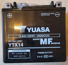 Yuasa ytx14 agm gebraucht kaufen  Oberhausen