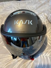kask puma r chromowany wizjer w kolorze platynowym z torbą na sprzedaż  Wysyłka do Poland