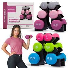 Neoprene dumbbells weights for sale  MANCHESTER