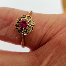 9ct gold spinel for sale  NEWARK