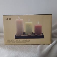 Square candle set for sale  MANCHESTER
