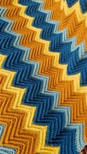 Handmade crochet afghan for sale  DAVENTRY