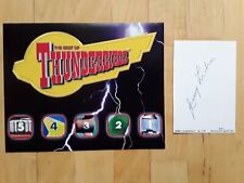 thunderbirds autographs for sale thunderbirds autographs for sale CANTERBURY