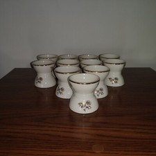 Coquetier diabolo porcelaine d'occasion  Steenwerck