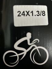 Par de pneus pretos de bicicleta ou roda 24x1 3/8 + 2 tubos internos de borracha butílica comprar usado  Enviando para Brazil