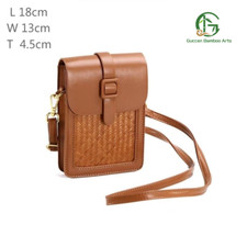 Mini bolsa feita à mão de bambu tecido bambu natural design exclusivo adequado em qualquer lugar comprar usado  Enviando para Brazil
