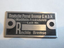 Typenschild schild ldtimer gebraucht kaufen  Goch