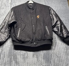porsche varsity jacket leather for sale  Osceola
