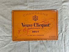Insegna Champagne Veuve Clicquot  Brut, Vintage 30x20 cm. comprar usado  Enviando para Brazil