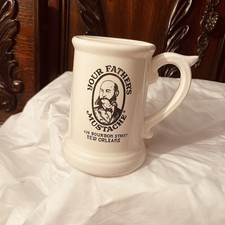 Caneca de barba de cerâmica vintage de seu pai New Orleans 5" de altura comprar usado  Enviando para Brazil
