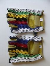 Usado, Luvas sem dedos de couro vintage NOS World Champion malha GG em perfeito estado A comprar usado  Enviando para Brazil