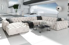 Samtstoff sofa wohnlandschaft gebraucht kaufen  Deutschland