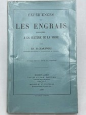 Expériences engrais appliqué d'occasion  Rodez