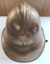 Brass firefighter helmet d'occasion  Expédié en Belgium