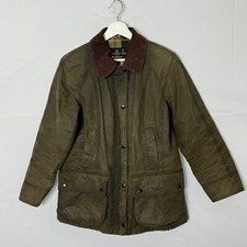 Jaqueta Barbour Tartan Feminina 6 Verde Beadnell Casaco de Cera Veludo Flanela Forrada comprar usado  Enviando para Brazil