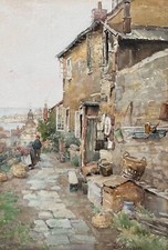 Antique cornish watercolour for sale  NORWICH