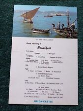 El43 old menu for sale  LEICESTER