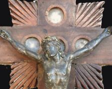 Antico crocifisso legno usato  Ponderano