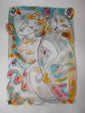 Peinture papier épais d'occasion  Cuers