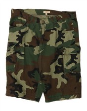 Shorts cargo masculino OXER IT 52 XL W36 verde camuflado algodão CV07 comprar usado  Enviando para Brazil